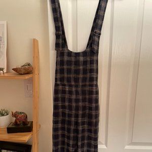 NWT Lush Plaid Overalls